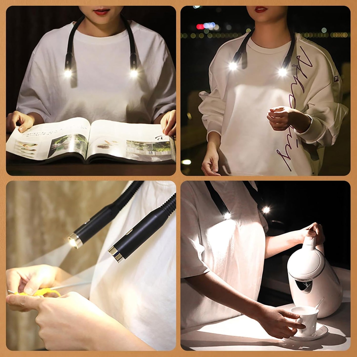 Flexible Fold Neck Reading Light