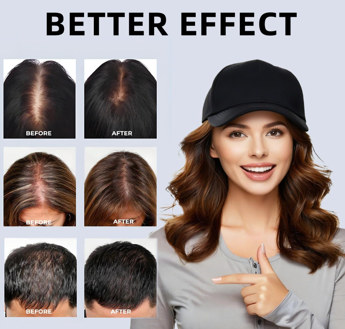 Rechargeable Red & Blue Light Therapy Hair Cap