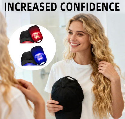 Rechargeable Red & Blue Light Therapy Hair Cap