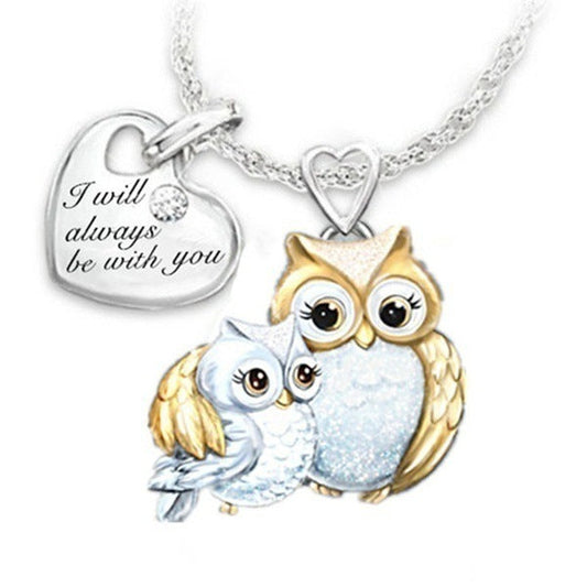 Owl Pendant Animal Necklace Jewelry