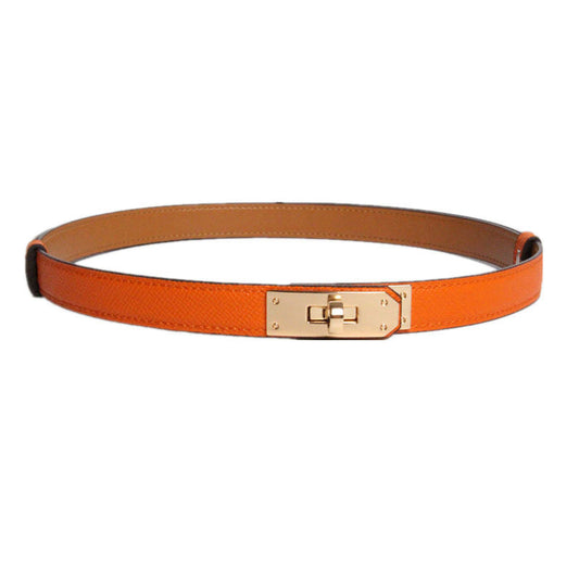 Gold Buckle Thin Belts